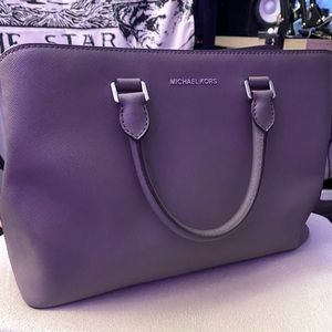 Michael Kors Savannah Satchel in Taupe